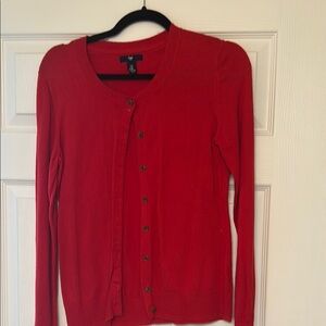 Gap Women's Red cardigan